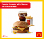 McDonald's Quarter Pounder with Cheese Small Value Meal